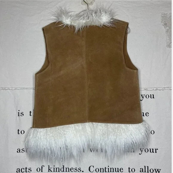 Free People x Understated Leather Indigo River Vest Jacket